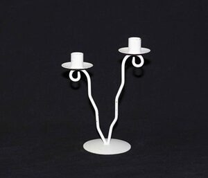 Chandelier 2 branches – blanc