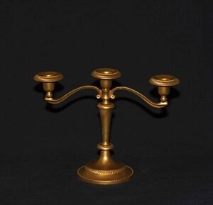 Chandelier 3 branches – doré