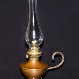 Lampe à huile en cuivre vintage