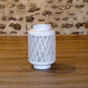 Lanterne décorative blanche XL