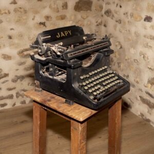 Machine à écrire ancienne décorative