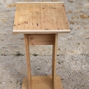 Pupitre en bois personnalisable