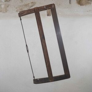 Scie ancienne en bois - modèle A