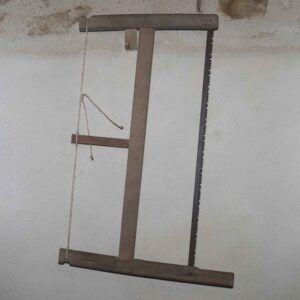 Scie ancienne en bois - modèle B