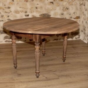 Table ronde en bois