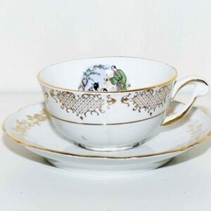 Tasse et soucoupe - inspiration orientale