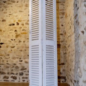 Volet persienne en bois