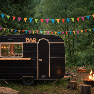 Guirlande fanions multicolores XXL