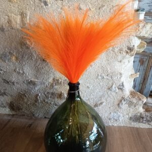 Bouquet plumeaux orange